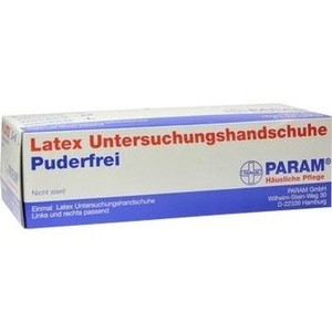 HANDSCHUHE Einmal Latex puderfrei M