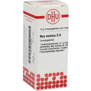 NUX VOMICA D 6 Globuli
