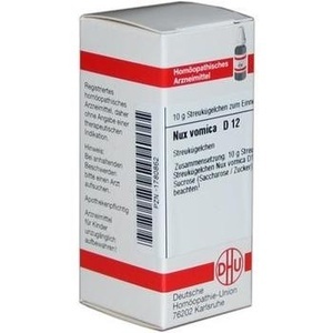 NUX VOMICA D 12 Globuli