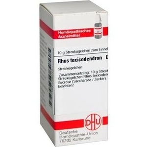 RHUS TOXICODENDRON D 6 Globuli