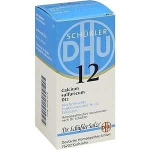 BIOCHEMIE DHU 12 Calcium sulfuricum D 12 Tabletten