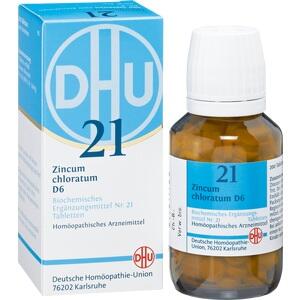 BIOCHEMIE DHU 21 Zincum chloratum D 6 Tabletten