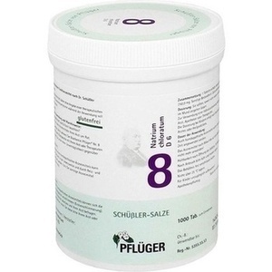 BIOCHEMIE Pflüger 8 Natrium chloratum D 6 Tabl.