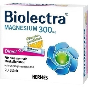 BIOLECTRA Magnesium 300 mg Direct Orange Sticks