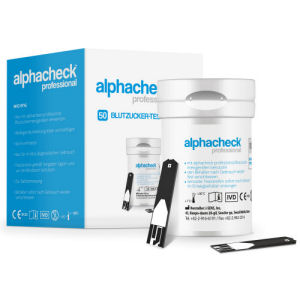 ALPHACHECK professional Blutzuckerteststreifen